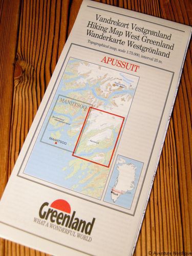 N° 13 - Apussuit – Groenland Ouest – Carte de randonnée - 1 :75 000