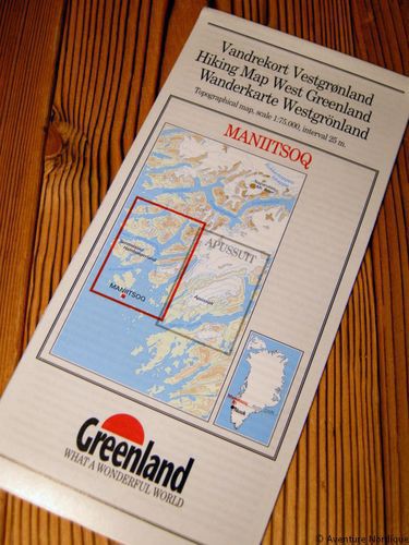 N° 14 - Maniitsoq – Groenland Ouest – Carte de randonnée - 1 :75 000