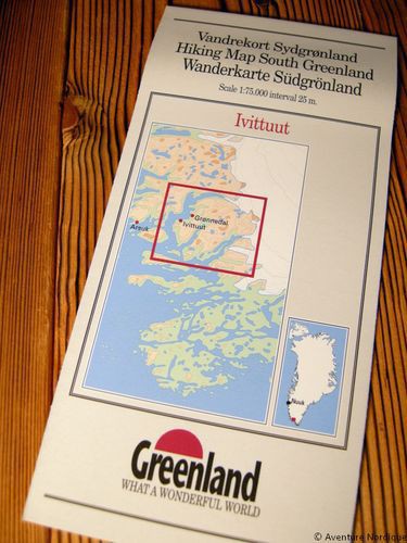 N° 4 - Ivittuut – Groenland Sud – Carte de randonnée - 1 :75 000