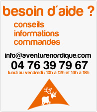 Contactez-nous du lundi au vendredi de 9h à 18h au 04 76 39 79 67 - info@aventurenordique.com