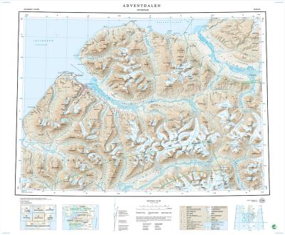 Cartes de randonnée Spitzberg