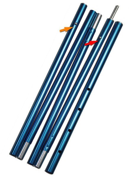 Alloy tarp pole Luxe Outdoor