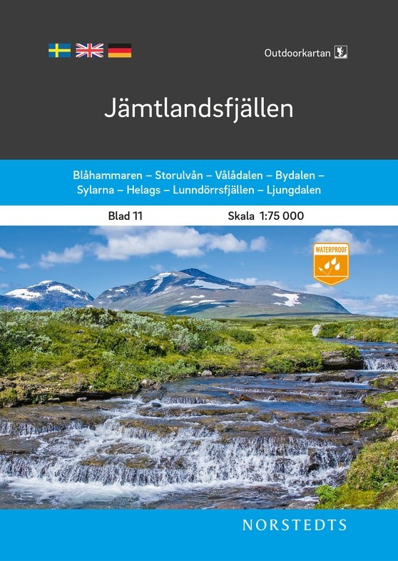 Jämtlandsfjällen 1:75 000