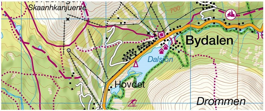 Jämtlandsfjällen 1:75 000