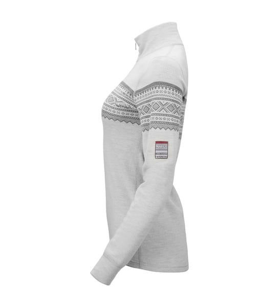 Aclima Marius Mock Neck W/Zip Woman - Gråfjell
