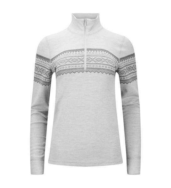 Aclima Marius Mock Neck W/Zip Woman - Gråfjell