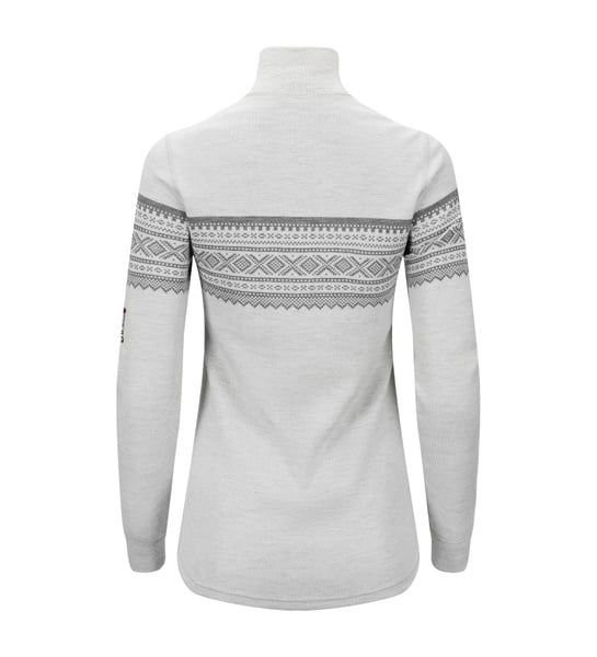 Aclima Marius Mock Neck W/Zip Woman - Gråfjell