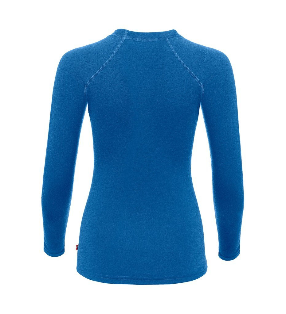 Sous-vêtement thermique Aclima WarmWool Crew Neck Woman - Bleu/Corsair