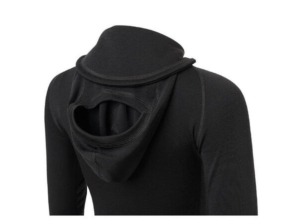 Combinaison avec cagoule 100 % laine mérinos Aclima WarmWool Overall Woman-Noir