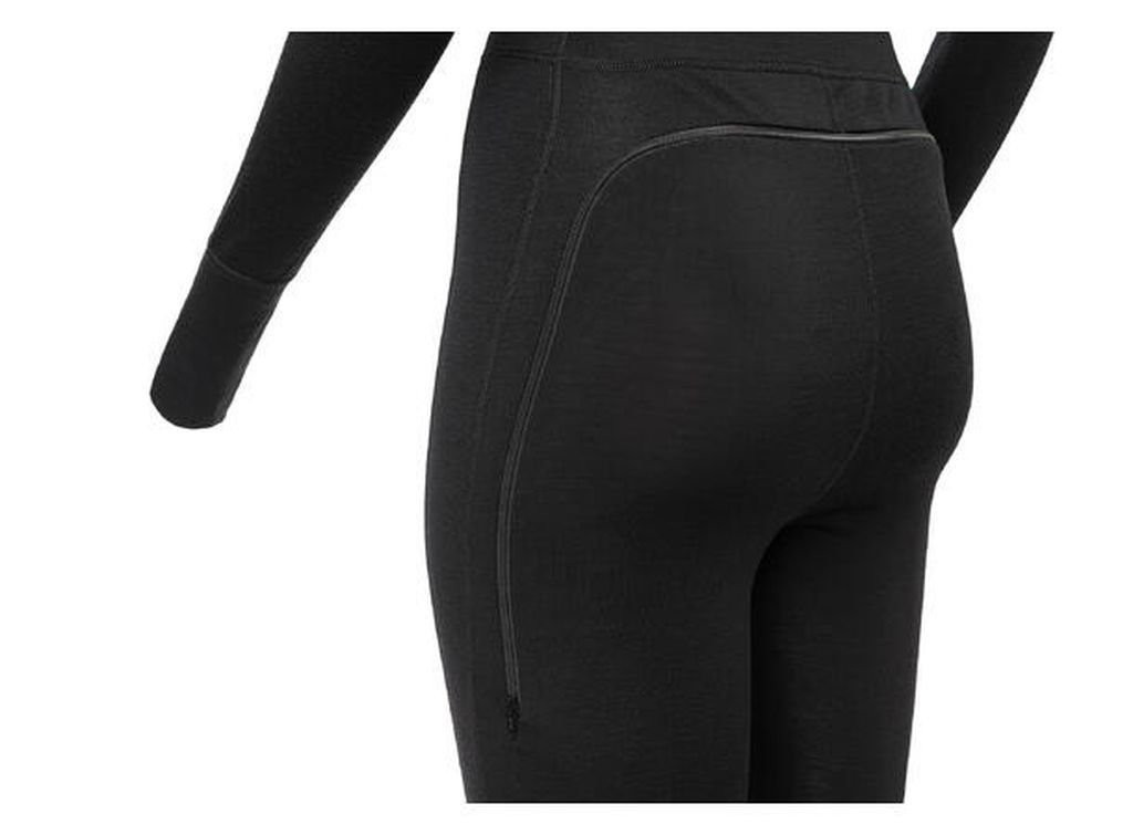Combinaison avec cagoule 100 % laine mérinos Aclima WarmWool Overall Woman-Noir