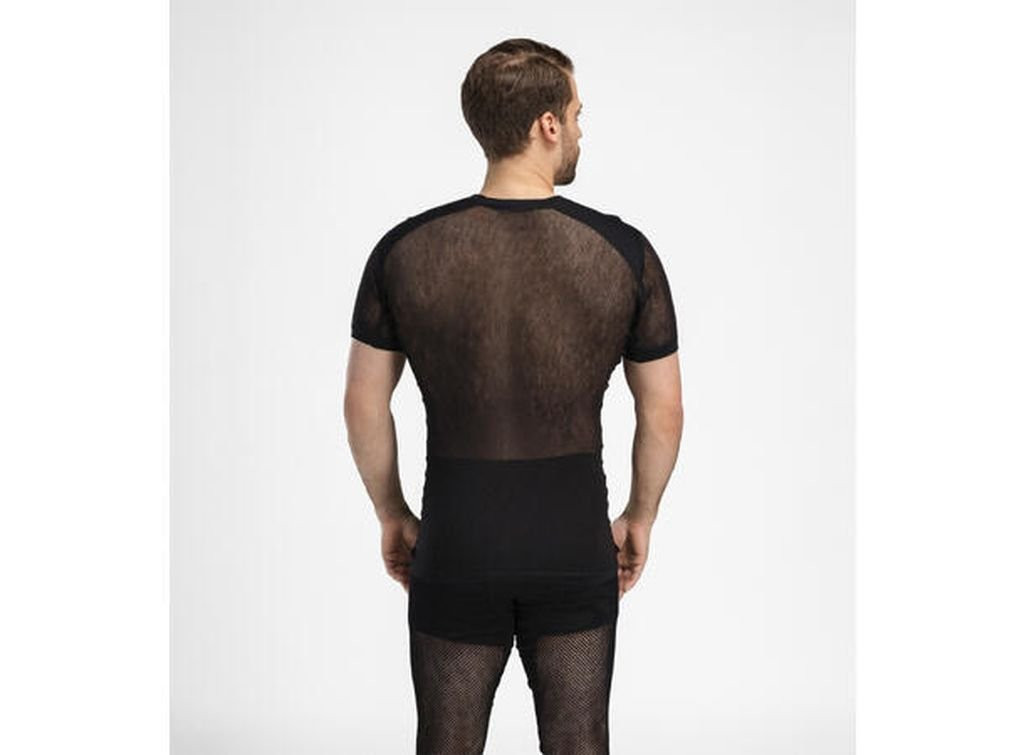 Sous-vêtement ultraléger Aclima WoolNet Light T-Shirt Man-Noir