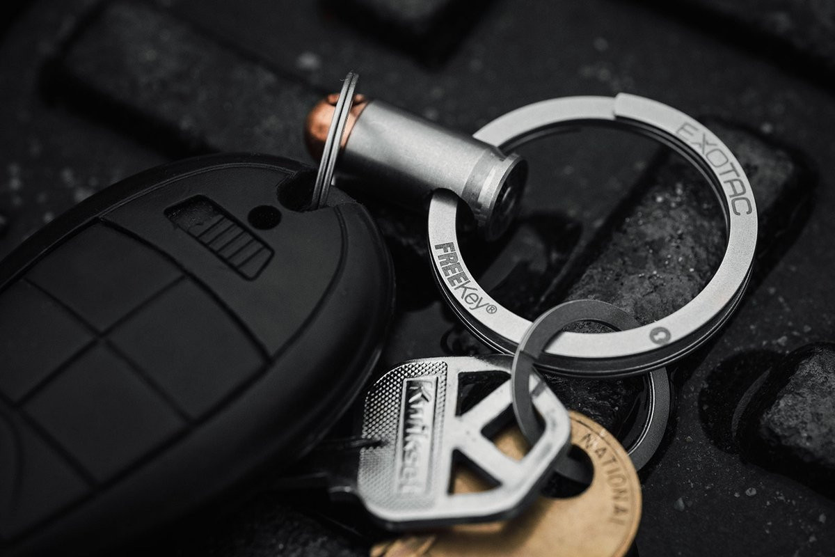 Porte cles FreeKey Slim System Anneaux porte cles ultraleger pratique