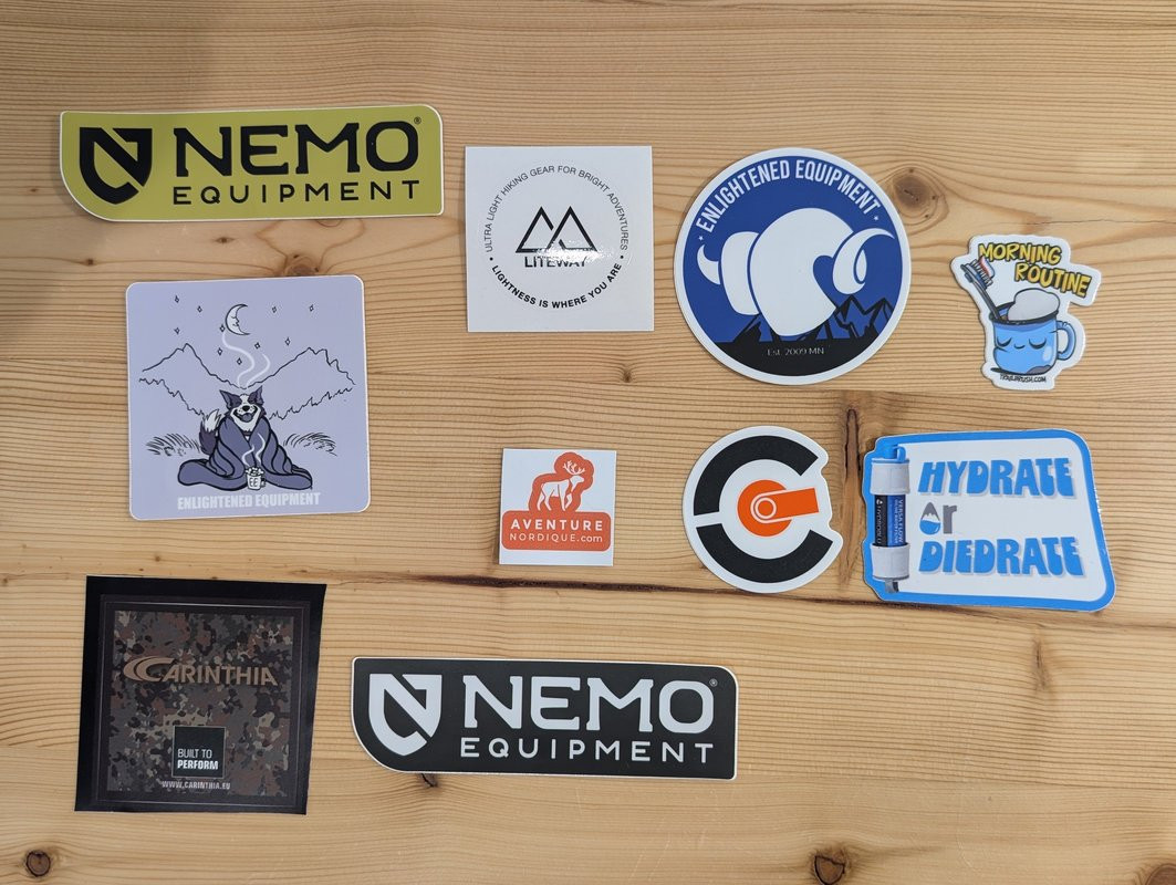 Outdoor Nordic Stickers ! Les autocollants outdoor d'Aventure Nordique