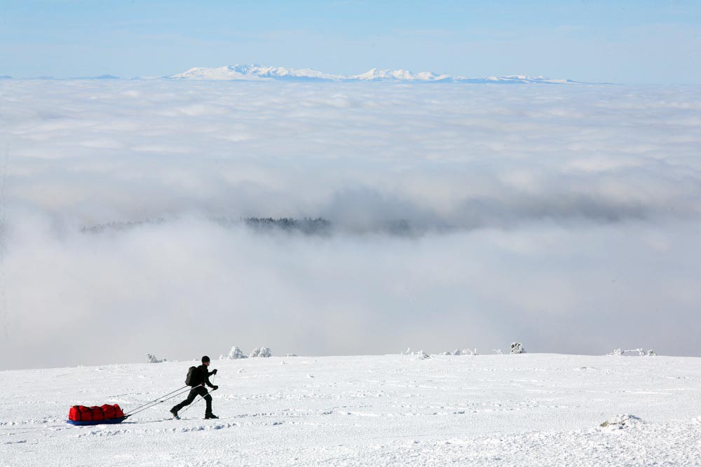 L'Auvergne à ski - Paul-André Coumes - Editions du Rouergue