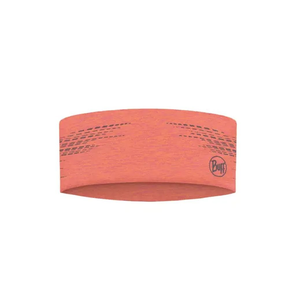 Bandeau léger et réfléchissant Buff Dryflx Headband-Orange/Solid Cyberpink