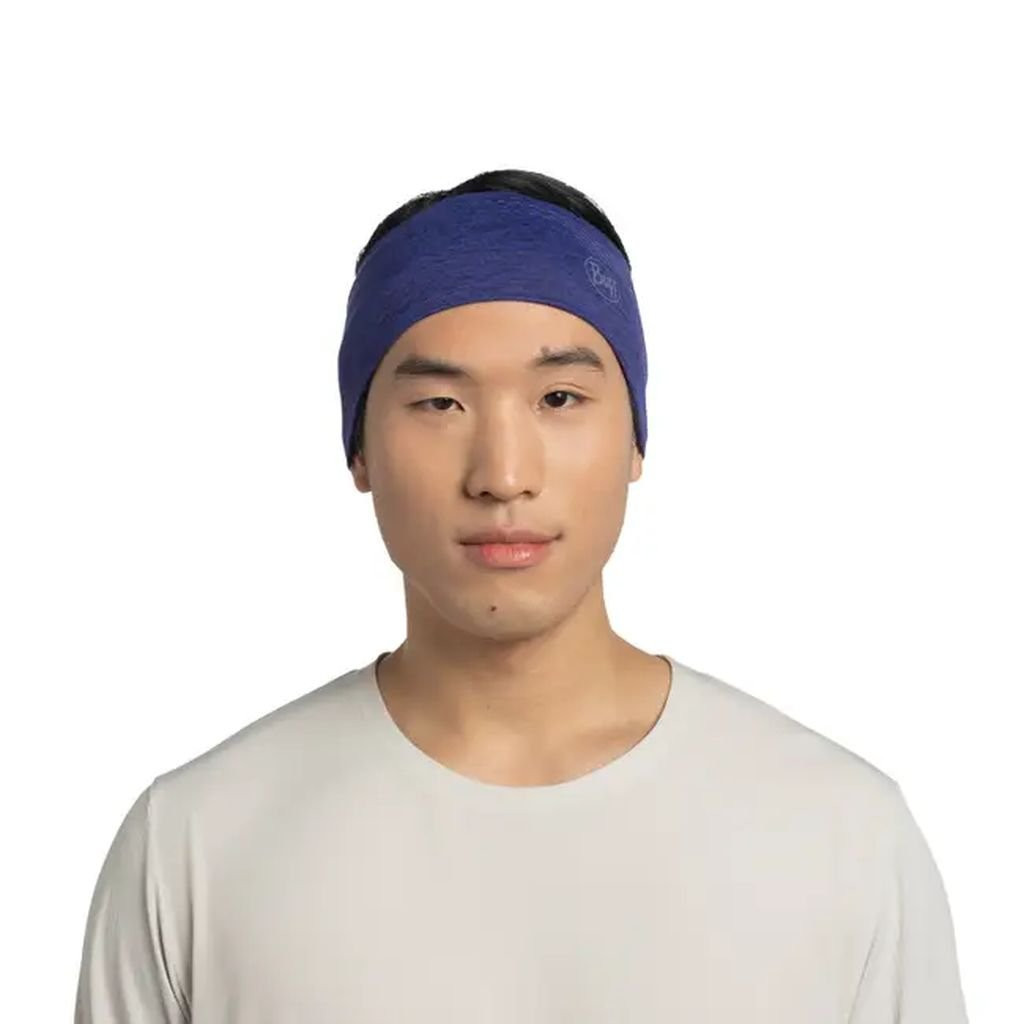 Bandeau léger et réfléchissant Buff Dryflx Headband-Violet/Solid Ultramarine