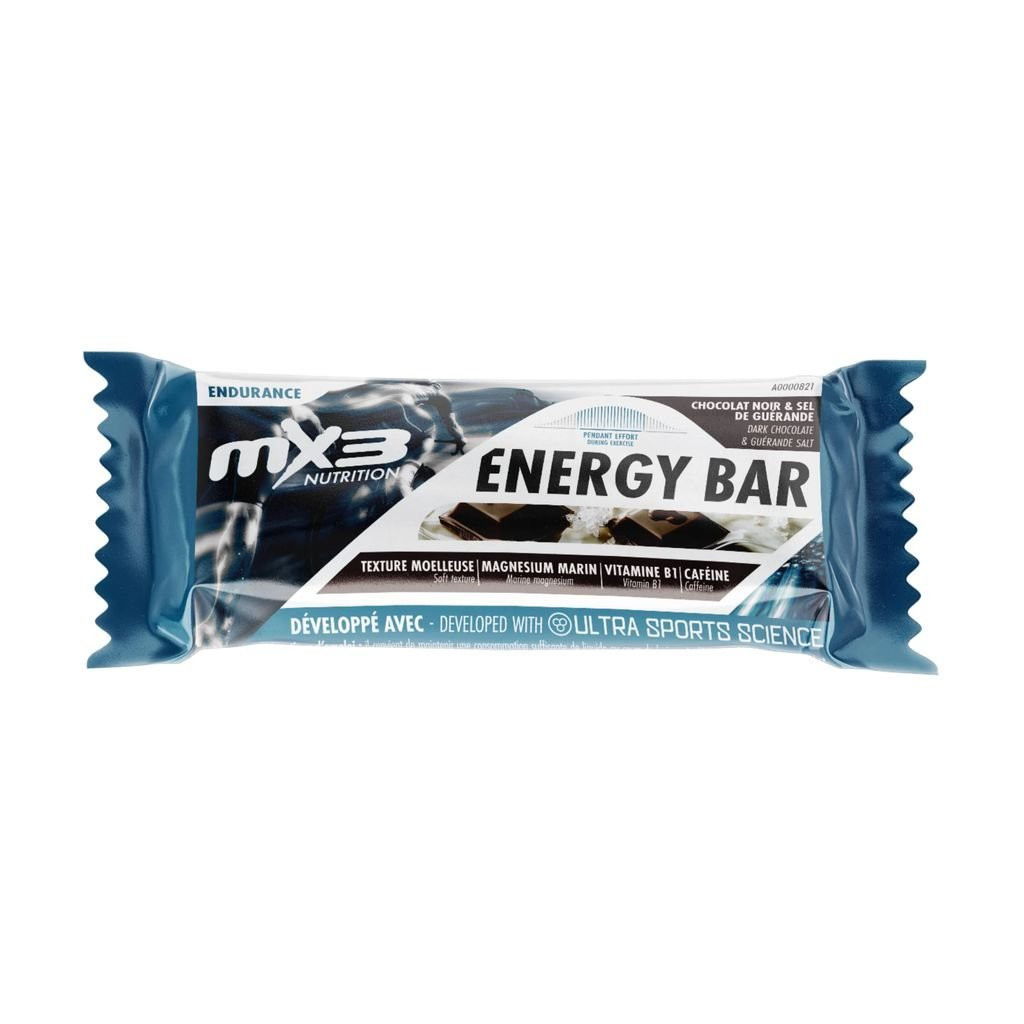 Barre énergétique Chocolat noir pointe de sel de Guérande