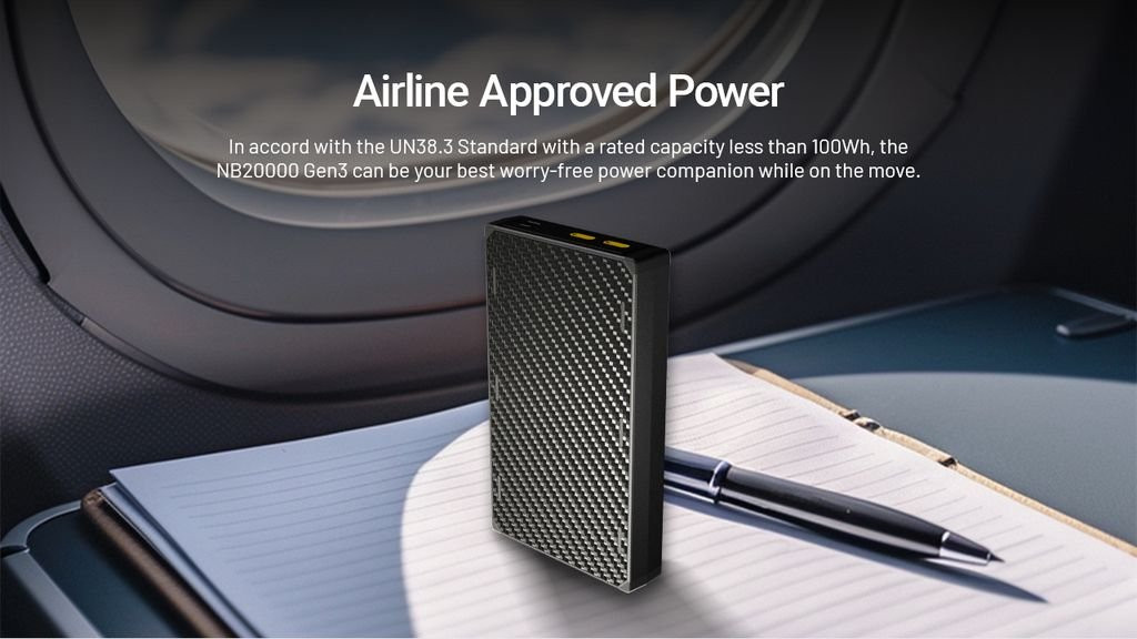 Nitecore NB20000 GEN3 Ultra Lightweight Power Bank