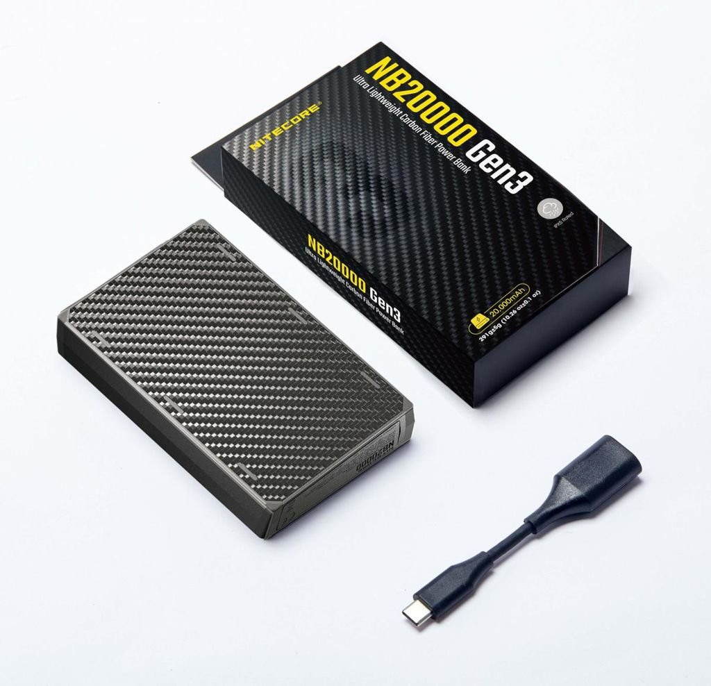 Batterie Externe Portable 20 000 mAh- LCD Charge rapide Power Bank avec