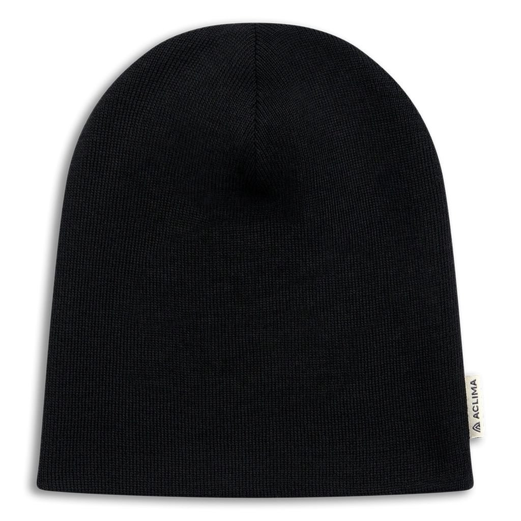 Aclima Classic Beanie-Tarmac-Jet Black