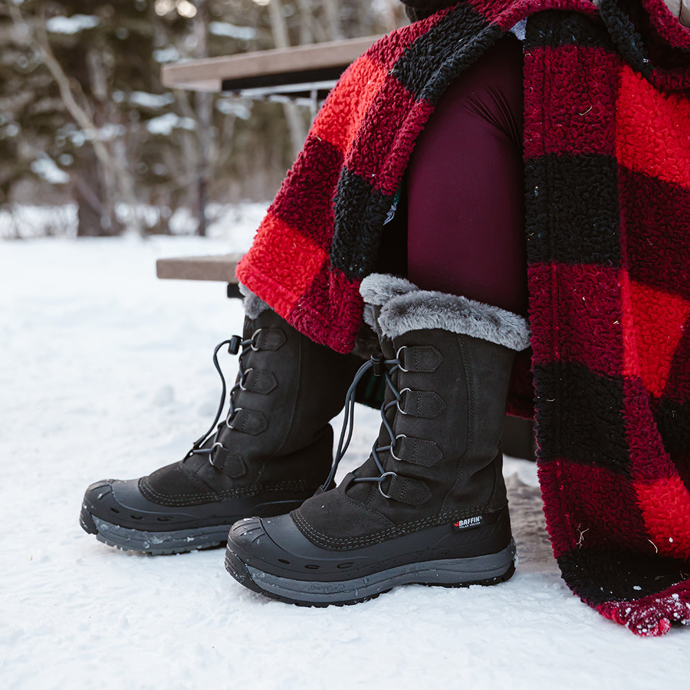 Bottes d hiver et de neige chaudes et isolantes pour Femme Baffin Chloe Jusau a 40 C