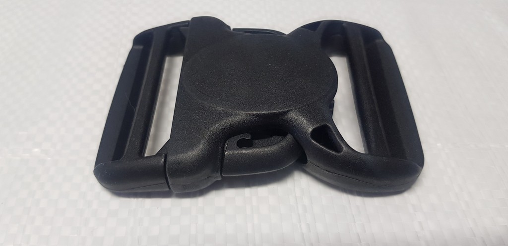 20 Pièces Boucles De Sangle 25 Mm Noires - Boucles Plastique Réglables Pour Sacs à Dos, Sangles, Vêtements