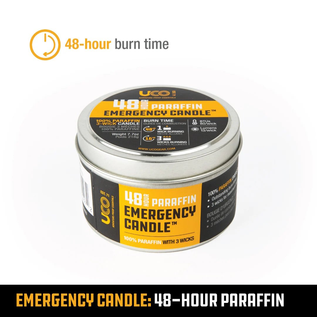 Bougie d'urgence 48 heures UCO Emergency candle