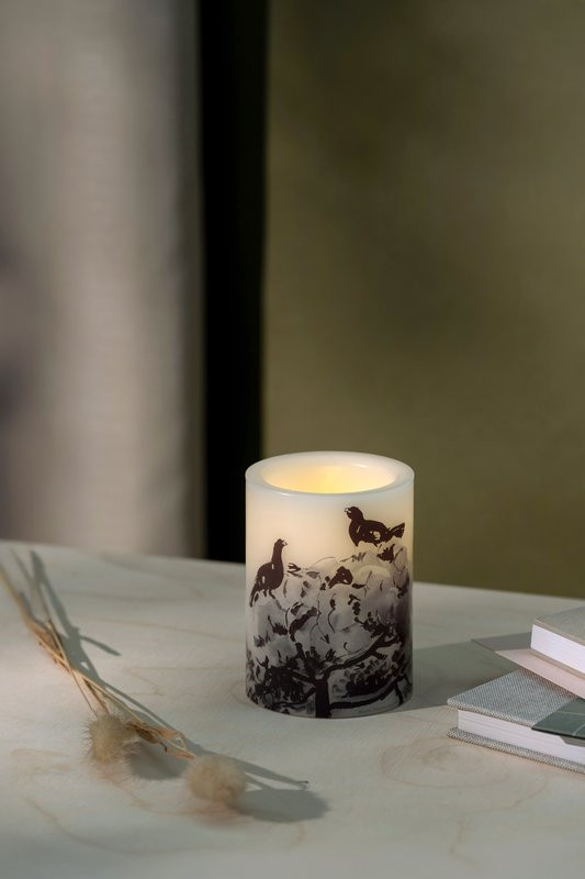 Teemu Järvi LED candle Winter Capercaillie 10cm