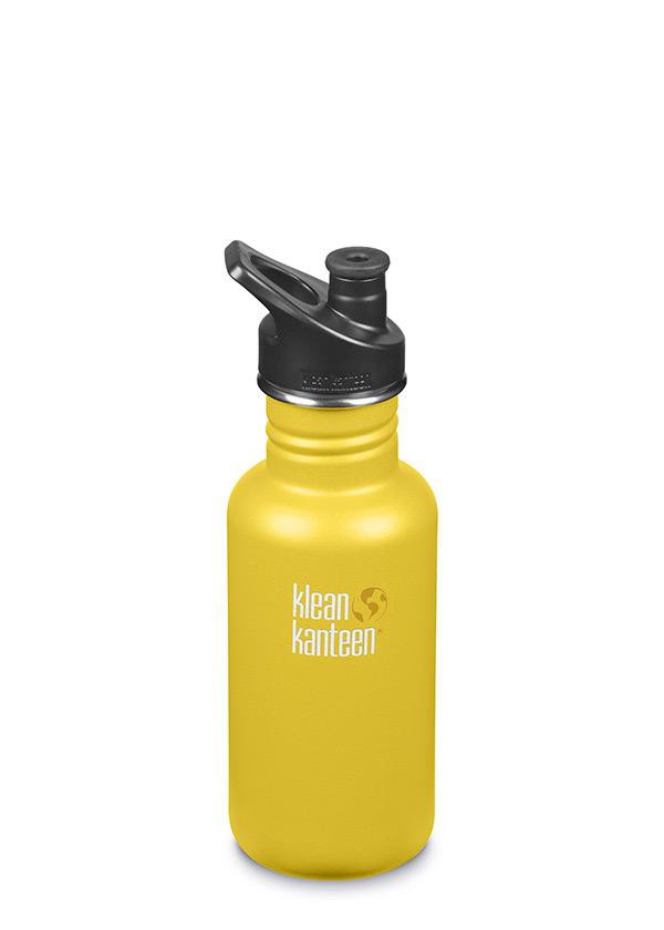 Gourde Sans BPA étanche Klean Kanteen Gourde Enfant 355ml Inox - Bouchon Sport Silicone - Sans BPA - Couleur Orchid Hearts Gourde Enfant Bouchon Sport