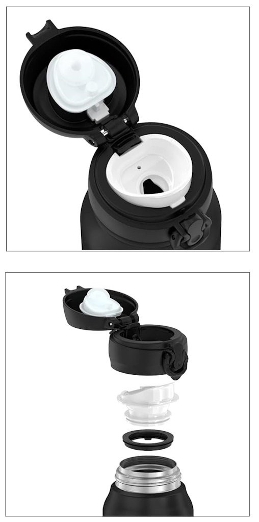 THERMOS Bouteille isotherme ULTRALIGHT Noir, 0,35L THERMOS Bouteille isotherme ULTRALIGHT Noir, 0,35L