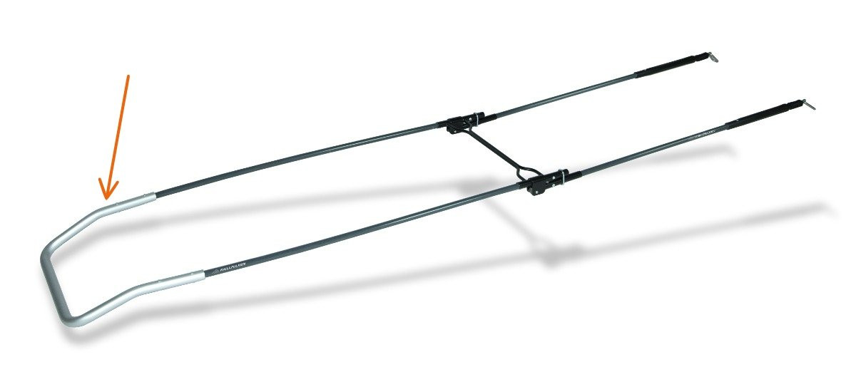 Fjellpulken External attachment for skier hauling shaft