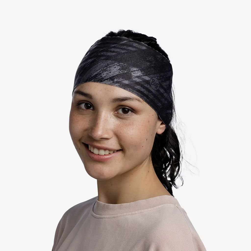 Bandeau Laine Mérinos Midweight Graphite Buff - Taille Unique, Double Couche, écologique Et Confortable