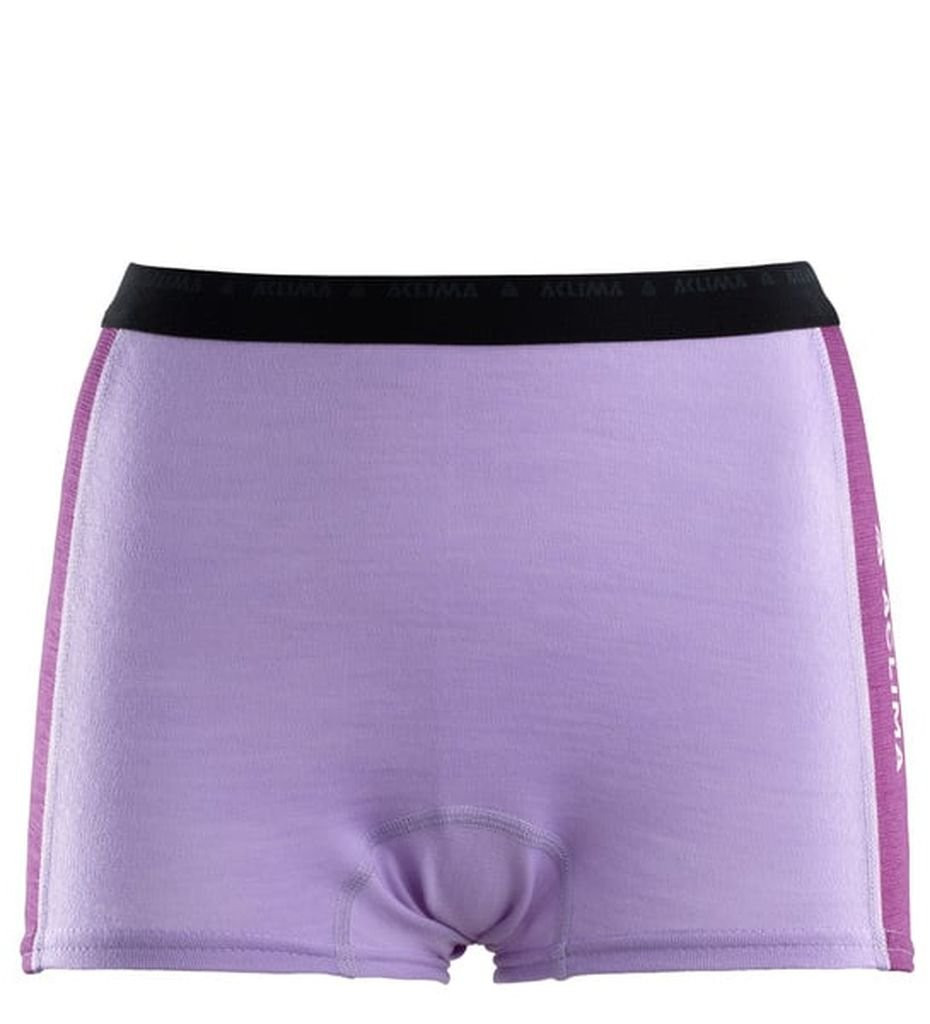 Shorty en laine mérinos Aclima WarmWool Hipster Woman-Rose/Purple Rose 