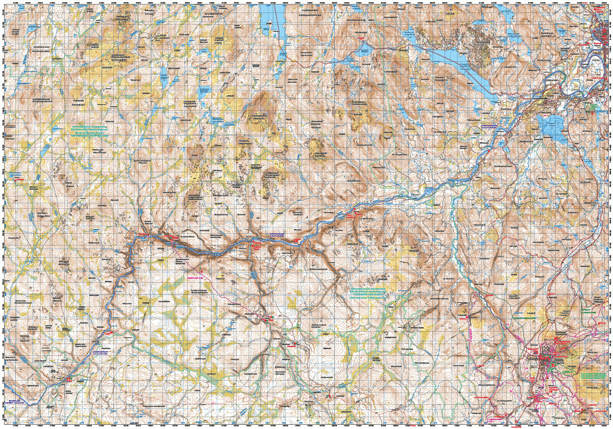 Hammastunturi Ivalojoki Juutua 1:50 000, Outdoor Map