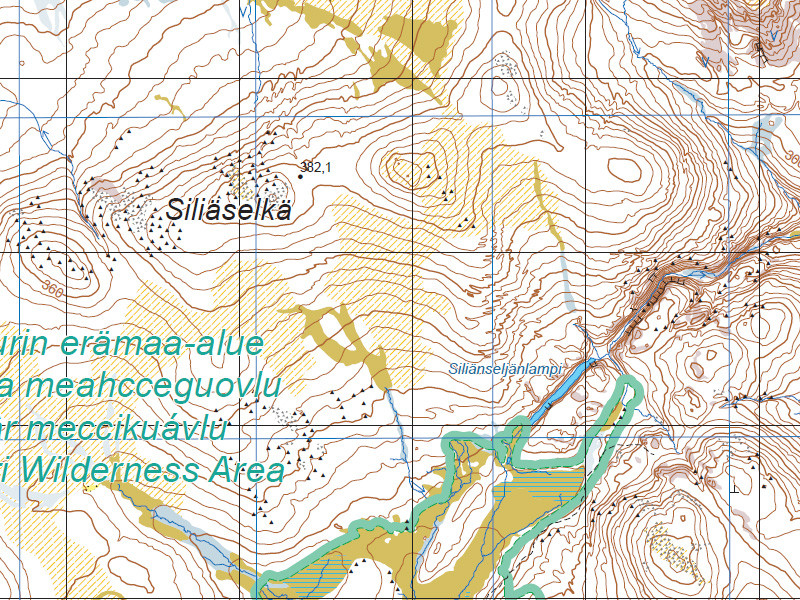 Hammastunturi Ivalojoki Juutua 1:50 000, Outdoor Map
