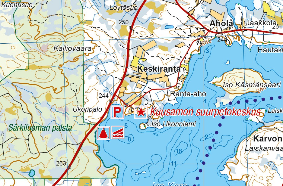 Kuusamo 1:100 000