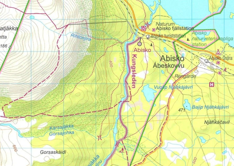 Carte Guide Kungsleden N 1 Abisko Kebnekaise Nikkaluokta Trek carte-guide-kungsleden-n-1-abisko-kebnekaise-nikkaluokta-trek