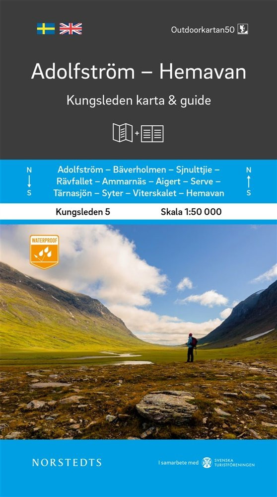 Carte & Guide Kungsleden n°5 : Adolfström - Hemavan