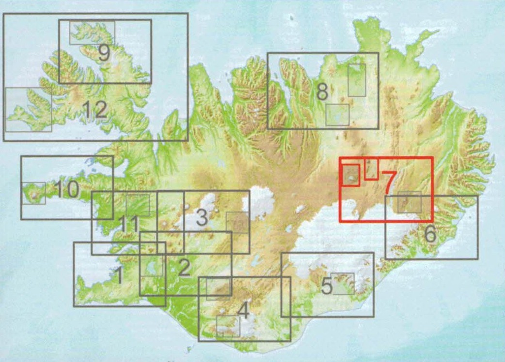 Askja, Herðubreið, Kverkfjöll 1:100 000 – Sérkort 7