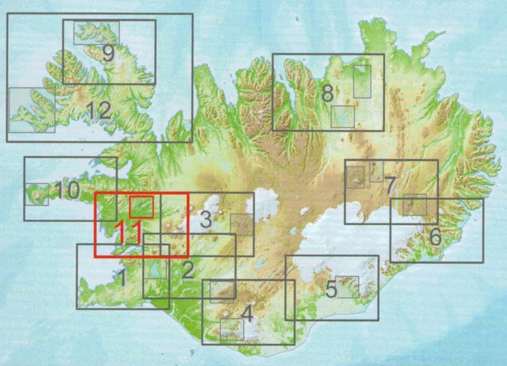 Borgarfjörður 1:100 000 – Sérkort 11