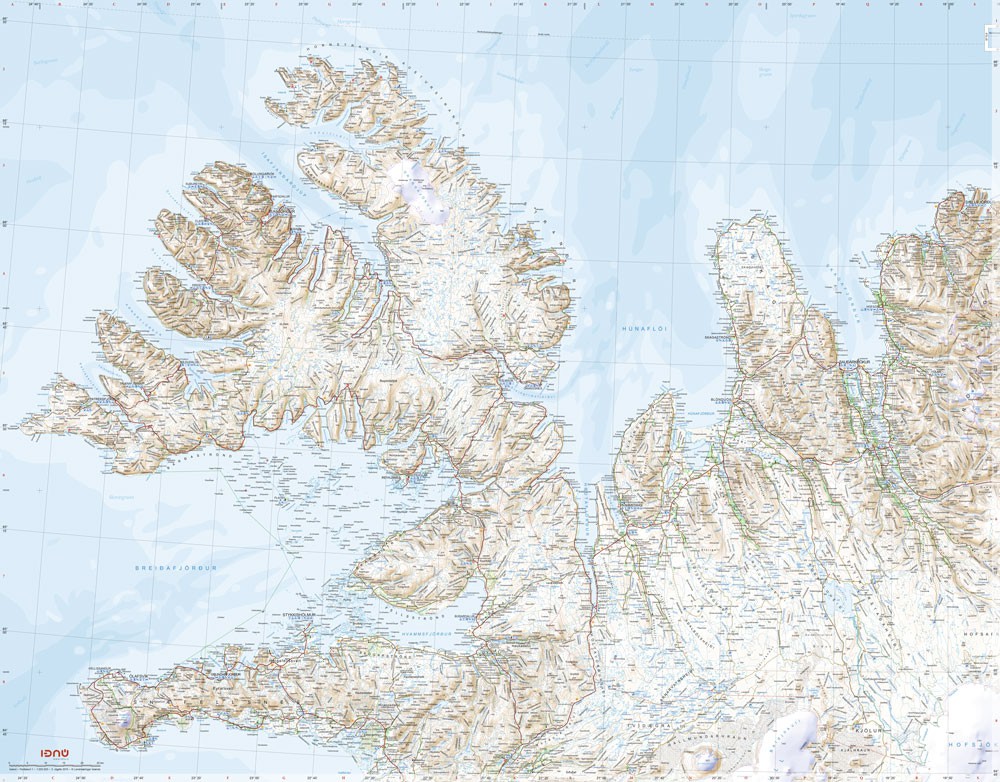 Ferðakort 1 – 1:250 000 – Norðvesturland