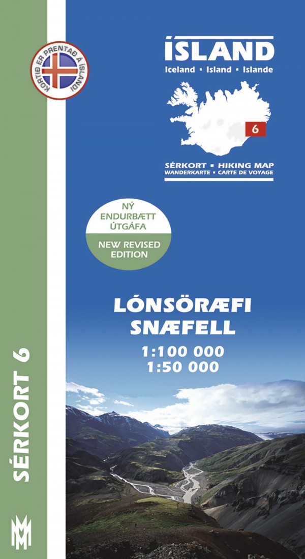 Lónsöræfi, Snæfell 1:100 000 – Sérkort 6