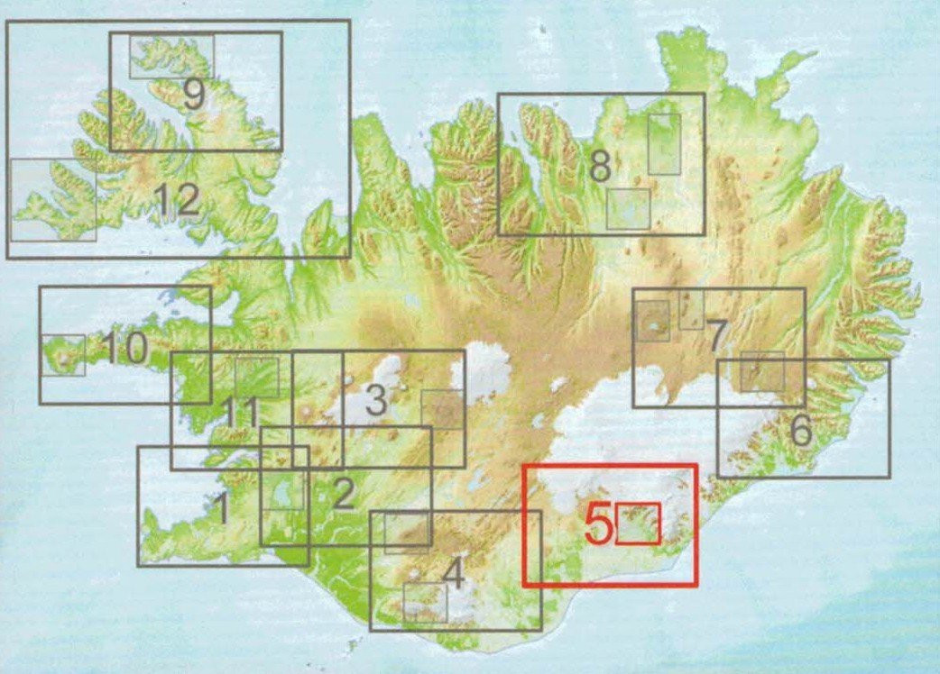 Skaftafell 1:100 000 - Sérkort 5