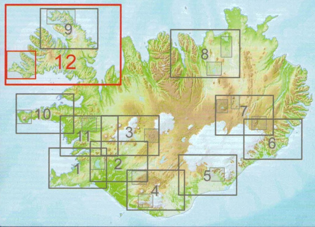 Vestfirðir 1:200 000 – Sérkort 12