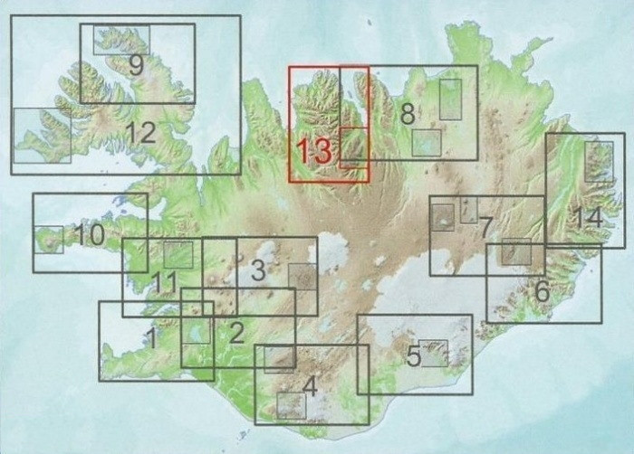 Tröllaskagi 1:100 000 - Sérkort 13