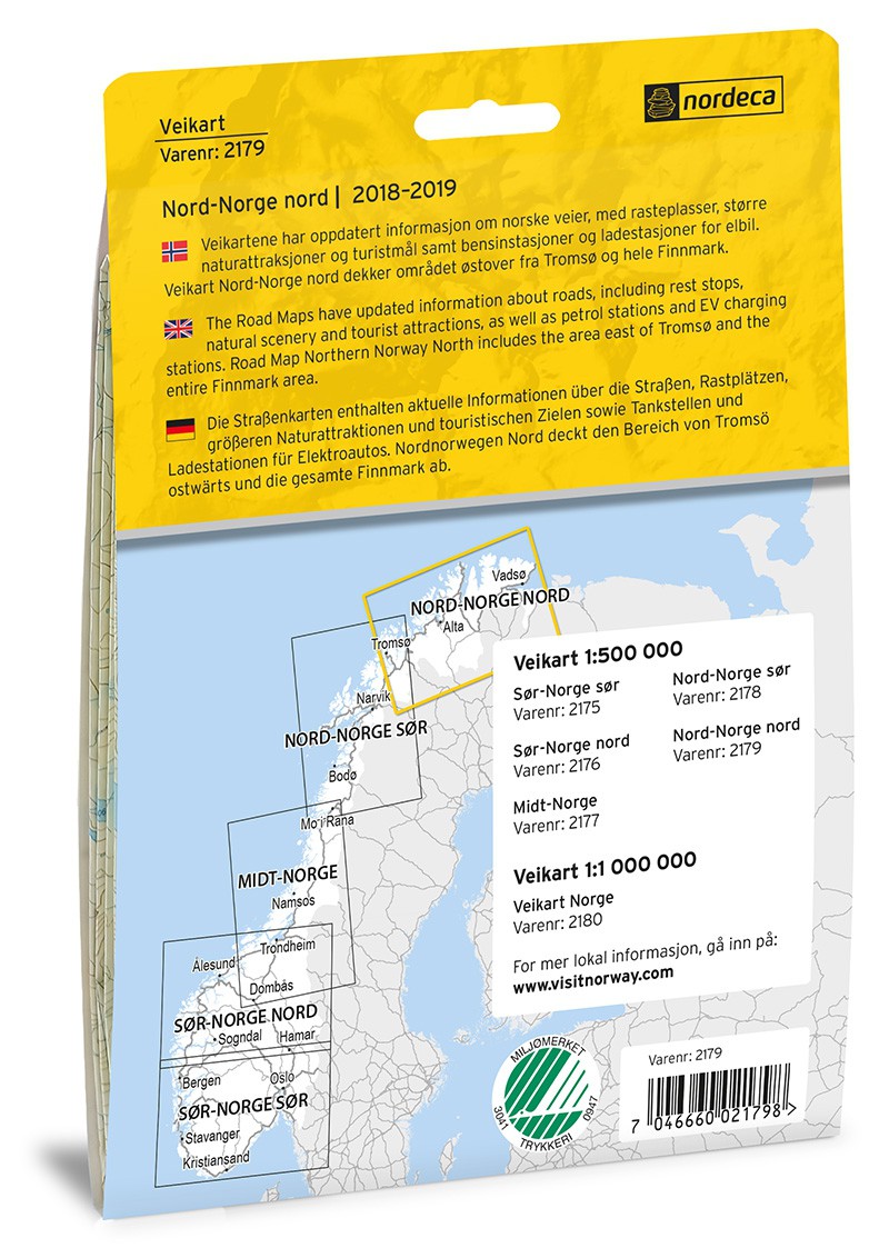 Nordeca Veikart Nord-Norge Nord