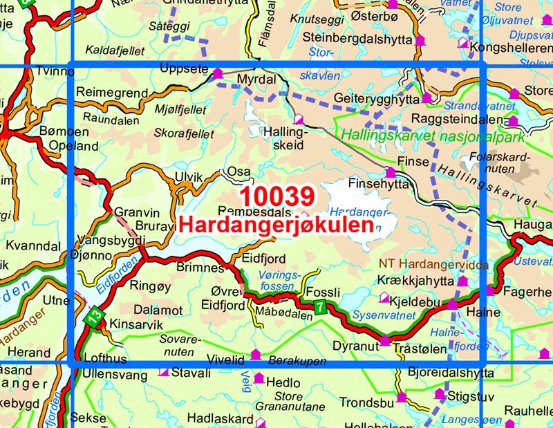 Hardangerjøkulen Nordeca  10039