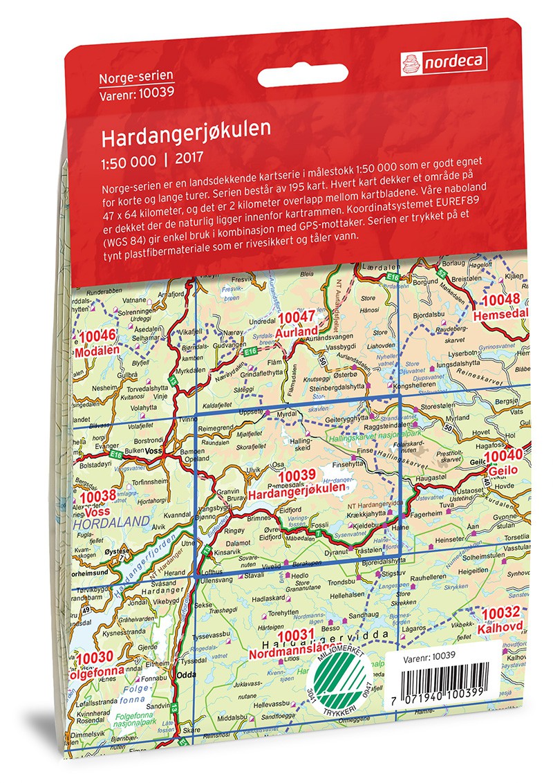 Hardangerjøkulen Nordeca  10039