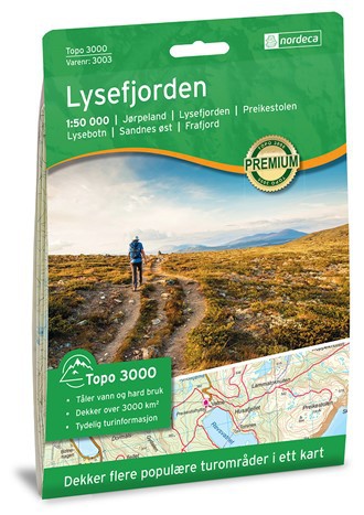 Lysefjorden 1:50 000