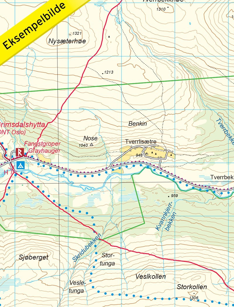 Rondane Nord 1:50 000